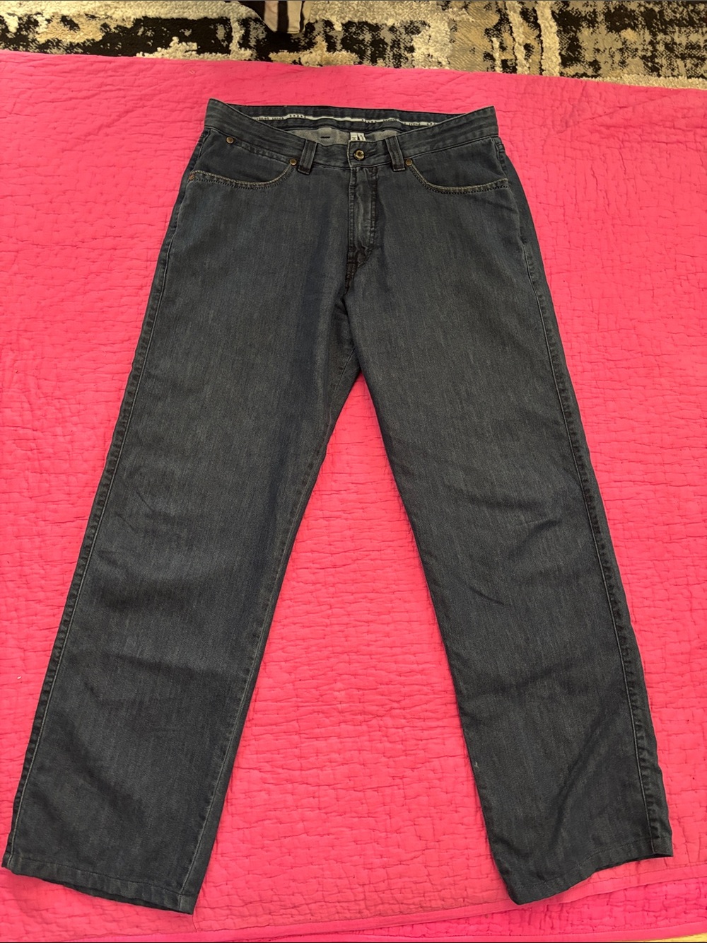 Ermenegildo Zegna Men's Dark blue Straight Jeans, size 34